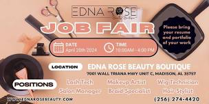 Edna Rose Beauty Job Fair