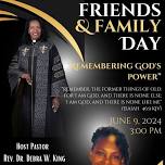 Friends and Family Day Worship Service