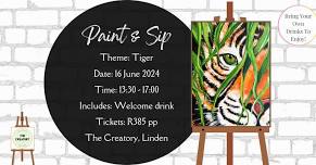 Paint & Sip: Tiger