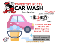 Car Wash | Fundraiser | Busters Ice Cream Limerick | Benefits Coventry Youth Rugby | 2025 Italy Tour