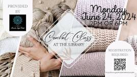 Crochet Class at the Library