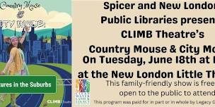 CLIMB Theatre's Country Mouse & City Mouse