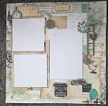 Scrapbook double page layout class