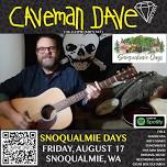 Caveman Dave at Snoqualmie Days (Kid's Set)