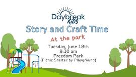 Story and Craft in the Park