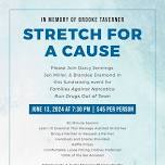 Partner-Assisted Stretching Fundraiser for Families Against Narcotics In Memory of Brooke Taverner