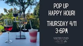 Pop Up Happy Hour at Salted Vines