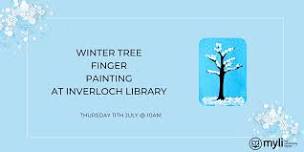 Winter Tree Finger Painting @ Inverloch library