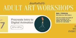 Teen & Adult Art Workshop - Intro to Procreate Digital Animation