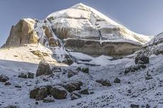 The crust around the sacred Mount Kailash on the Full Moon