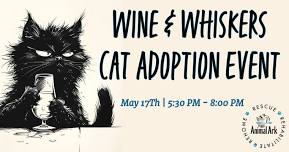 Animal Ark Wine & Whiskers Cat Adoption Event