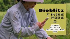 Bioblitz at Big Grove Preserve