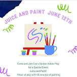 Juice & Paint Party at Eve's Garden