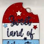 Sweet Land of Liberty Door Hanger