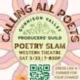 Farm and Garden Poetry Slam