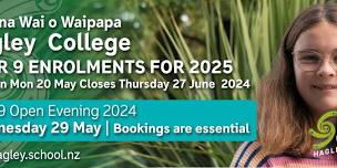 Te Puna Wai o Waipapa - Hagley College Year 9 Open Evening