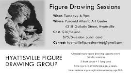 Tuesday Night Drop-In Figure Drawing Sessions at Pyramid Atlantic