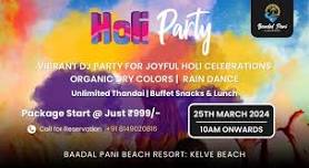 baadal pani beach resort | HOLI 2024