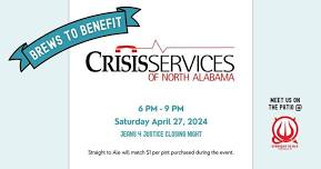 Brews to Benefit Crisis Services of North Alabama @ Straight to Ale