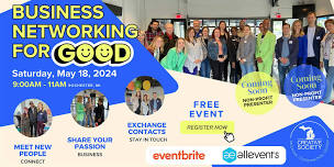 Business Networking For Good - Free Saturday Event in Rochester, Michigan