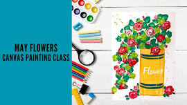 May Flowers Canvas Painting Kids' Class