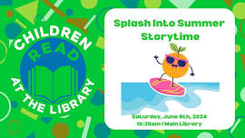 Splash Into Summer Storytime