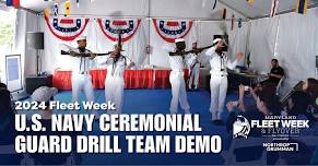 2024 Fleet Week – U.S. Navy Drill Team demo