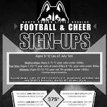 Football and Cheer Sign-ups