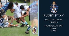 Rugby 1st XV v Palmerston North Boys' High School