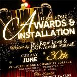 District 7610 Awards & Installation