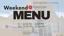 May Weekend Menu (Friday)