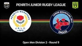 Penrith & District Junior Rugby League Round 9 - U19 Div 2 - Penrith Waratahs v Lower Mountains