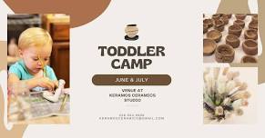 Toddler Camp: Clay Nature Impressions