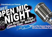 Open Mic Night at the Copper Rocket!