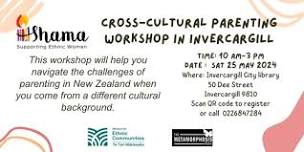 Cross-Cultural Parenting Workshop in Invercargill May 2024