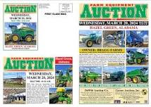 Bragg Farms Equipment Auction! Bid onsite or online with Equipment Facts.