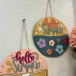 3D Summer Door Sign Class with The Burnished Bee