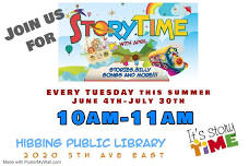 Story Time with April @ the Hibbing Public Library