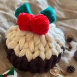 Knitted Christmas pudding, Sunday 8th December 2024, 10am-12pm, £45pp