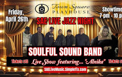 FAYETTEVILLE! BEST LIVE JAZZ IN FAYETTEVILLE! Town Square Playhouse! Saxophonist Bernard Jordan & Featuring Songstress 