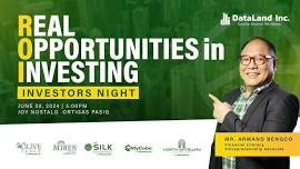 REAL OPPORTUNITIES IN INVESTING