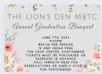 The Lion's Den Annual Graduation Banquet