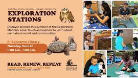 Exploration Stations at the El Sobrante Library