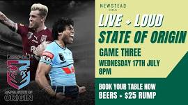 State of Origin | GAME THREE | Live + Loud