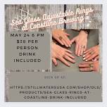 Sea Glass Rings at Coastline- drink included