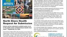 Call For Artists Submissions: North Shore Health