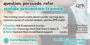 QPR Suicide Prevention Training