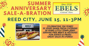 Ebels of Reed City, Anniversary Celebration