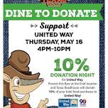 Dine to Donate - United Way of NW OK