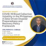 COVID-19 Blood Collection Volatility in the Philippines: A Data-Driven Disaster Preparedness and Recovery Policy Framework